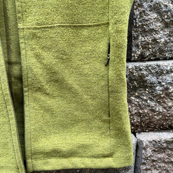 IBEX (made in USA) Carrie Vest - Lime Green- Size Small WOOL VGUC - Picture 4 of 10